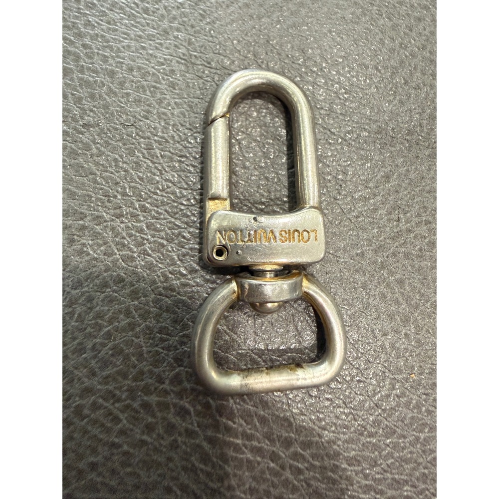 Louis Vuitton Silver Tone Metal Lobster Clasp Swivel Keychain Replacement Part
